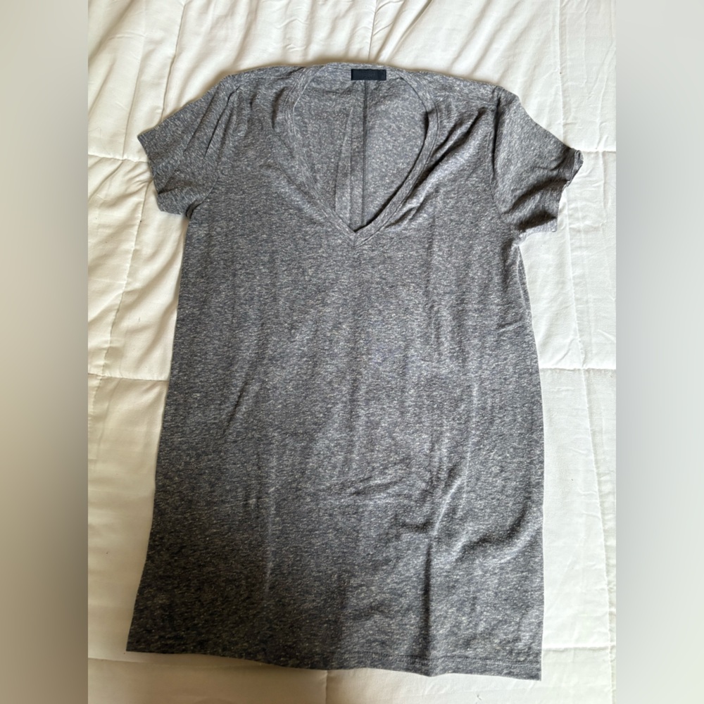 ATM Anthony Thomas Melillo Gray Short Sleeve Tee